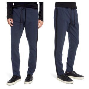 PAIGE Hutton Track Pant Jogger Deep Anchor Navy Blue Black Size XXL NWT